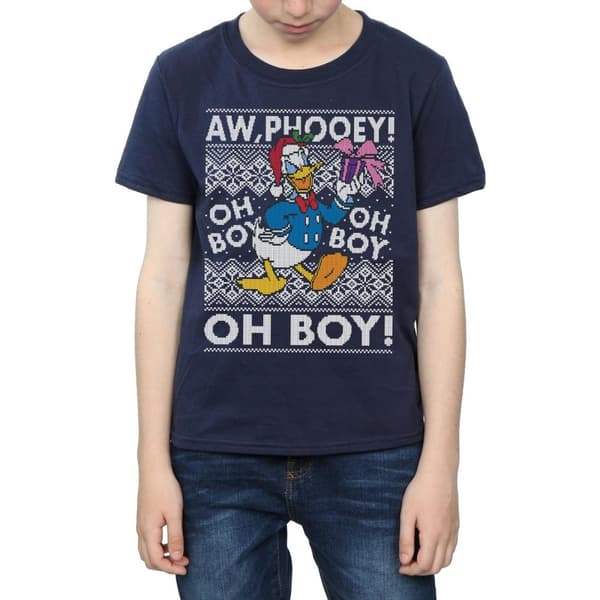 Disney Pojkar - Kalle Anka-jul t-shirt