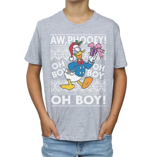Disney Pojkar - Kalle Anka-jul t-shirt
