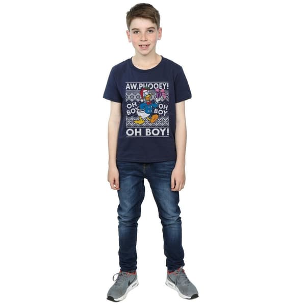 Disney Pojkar - Kalle Anka-jul t-shirt