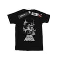 Miniatyrbild 1 av 3: Star Wars T-shirt i bomull med Darth Vader-skiss för flickor