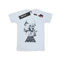 Miniatyrbild 1 av 3: Star Wars T-shirt i bomull med Darth Vader-skiss för flickor