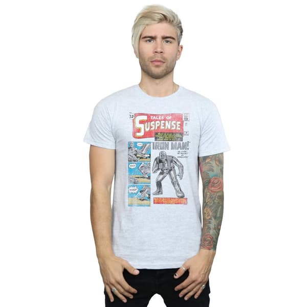 Marvel Mens Iron Man Distressed Tales Of Suspense T-Shirt