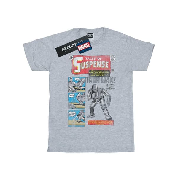 Marvel Mens Iron Man Distressed Tales Of Suspense T-Shirt