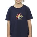 Miniatyrbild 3 av 4: DC Comics The Flash - T-shirt i bomull med blixtlogotyp för flickor