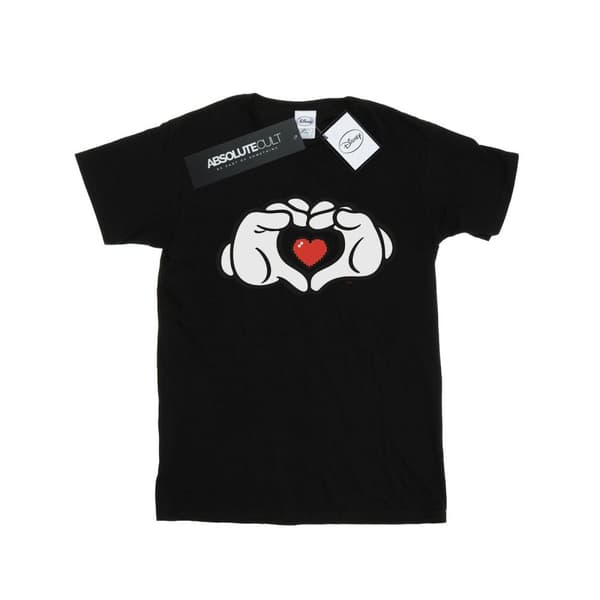 Disney Mens Musse Pigg hjärta händer t-shirt