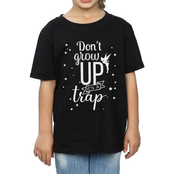 Disney Girls Tinker Bell Don´t Grow Up Cotton T-Shirt