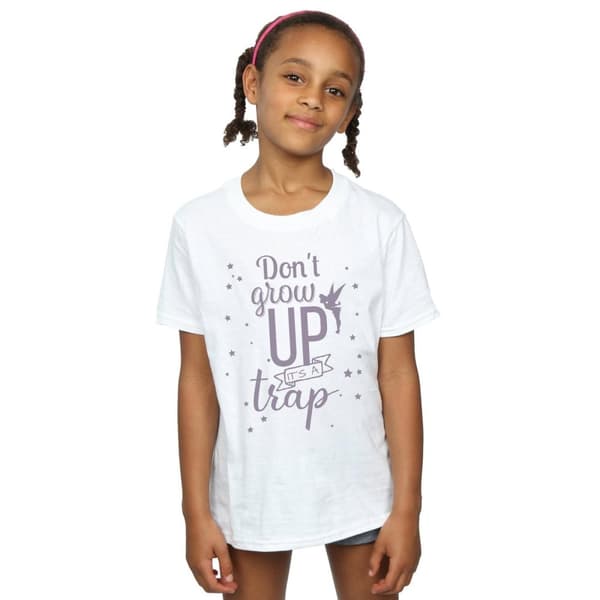 Disney Girls Tinker Bell Don´t Grow Up Cotton T-Shirt