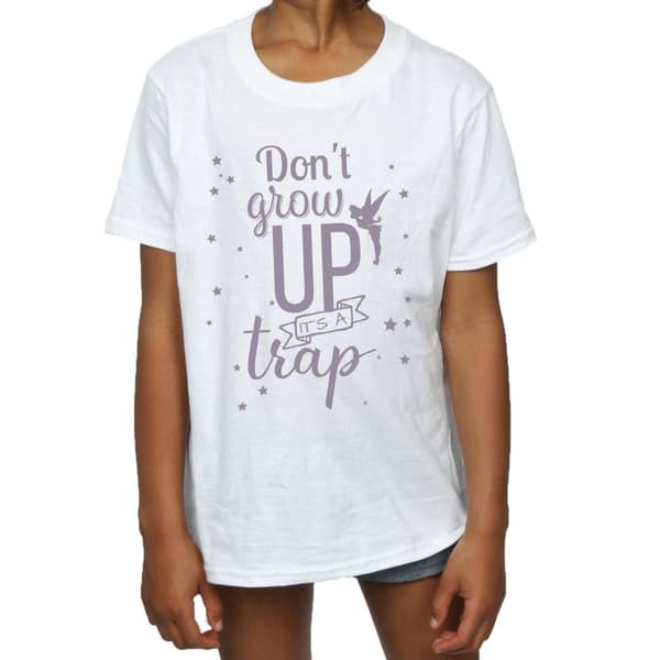 Disney Girls Tinker Bell Don´t Grow Up Cotton T-Shirt