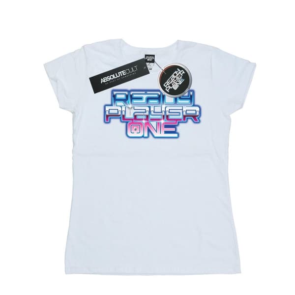 Ready Player One T-shirt i bomull med gradientlogga för damer/damer