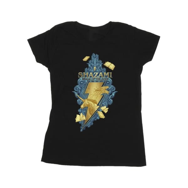 DC Comics Dam/Tjej Shazam Fury Of The Gods Golden Animal Bolt Bomulls-T-shirt
