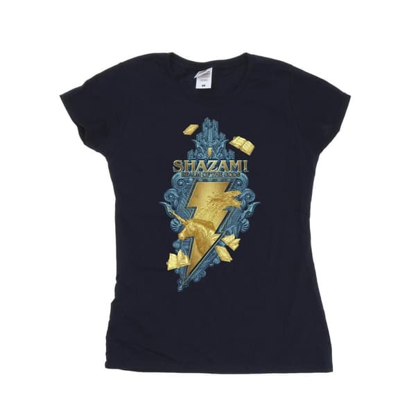 DC Comics Dam/Tjej Shazam Fury Of The Gods Golden Animal Bolt Bomulls-T-shirt