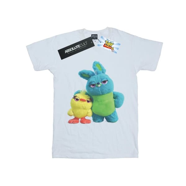 Disney Dam/Tjej Toy Story 4 Ducky And Bunny Boyfriend T-shirt i bomull