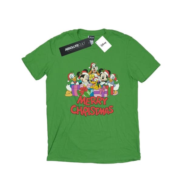 Disney Dam/Tjej - Musse Pigg och hans vänner - jul - Boyfriend-t-shirt i bomull