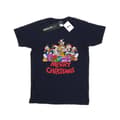 Miniatyrbilde 1 av 3: Disney Womens/Ladies Mickey Mouse And Friends Christmas Cotton Boyfriend T-Shirt