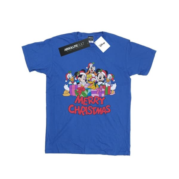 Disney Dam/Tjej - Musse Pigg och hans vänner - jul - Boyfriend-t-shirt i bomull