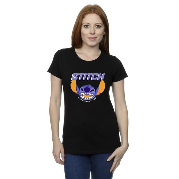 Disney Womens/Ladies Lilo And Stitch Purple Cotton T-Shirt