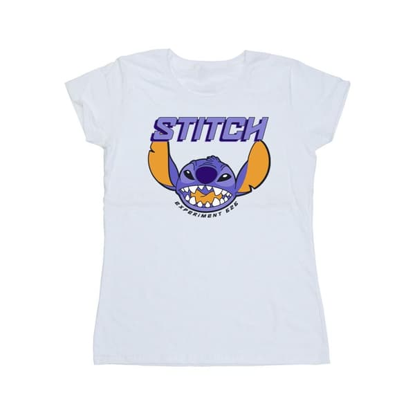 Disney Womens/Ladies Lilo And Stitch Purple Cotton T-Shirt
