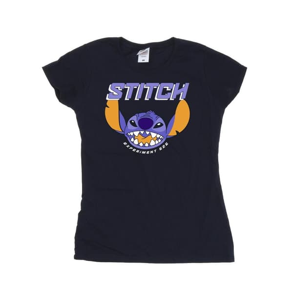 Disney Womens/Ladies Lilo And Stitch Purple Cotton T-Shirt