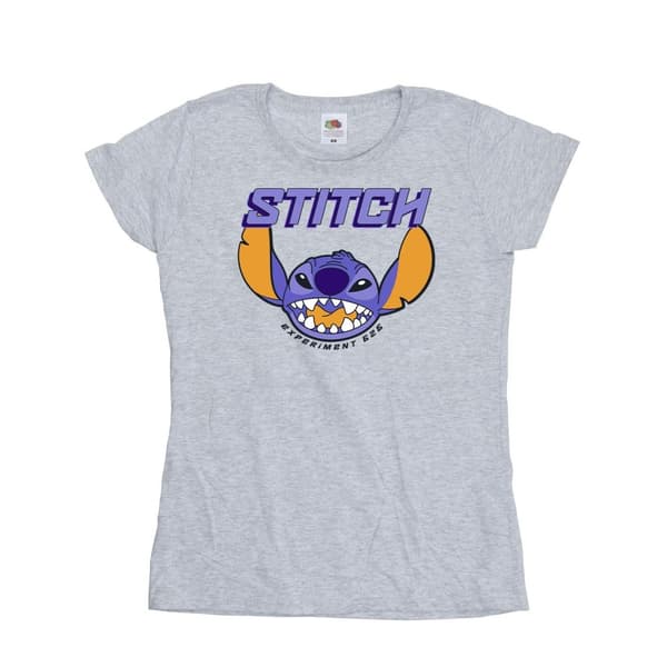 Disney Womens/Ladies Lilo And Stitch Purple Cotton T-Shirt