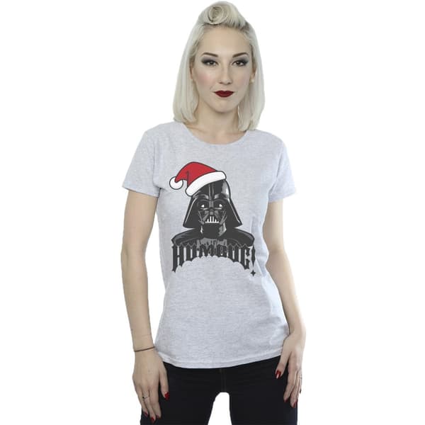 Star Wars Womens/Ladies Episode IV: A New Hope Darth Vader Humbug Cotton T-Shirt