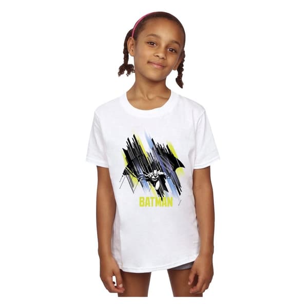 DC Comics Batman Flying Batman bomulls-T-shirt för flickor