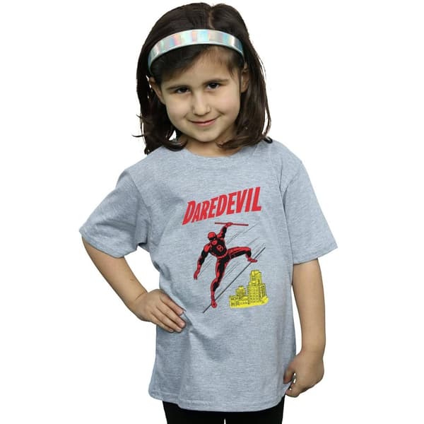 Marvel Daredevil Rooftop bomulls-T-shirt för flickor
