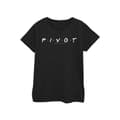 Miniatyrbild 1 av 3: Friends Dam/Tjej - Pivot - Bomulls-T-shirt med logotyp