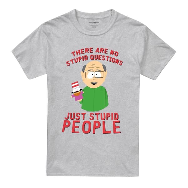 South Park Mens Mr Garison Heather T-Shirt