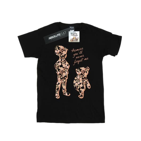 Disney Boys Winnie The Pooh Promise You´ll Never Forget T-Shirt Black 12-13 Years