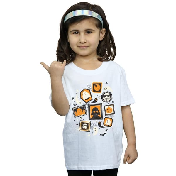 Star Wars Girls Day Of The Dead Memorial Wall Cotton T-Shirt
