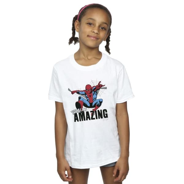 Marvel Spider-Man Amazing bomulls-T-shirt för flickor