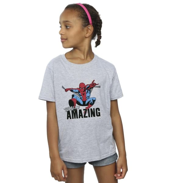 Marvel Spider-Man Amazing bomulls-T-shirt för flickor