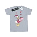 Miniatyrbillede 1 af 3: Disney Womens/Ladies Donald Duck Love Heart Cotton Boyfriend T-Shirt