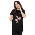 Miniatyrbillede 2 af 3: Disney Womens/Ladies Donald Duck Love Heart Cotton Boyfriend T-Shirt