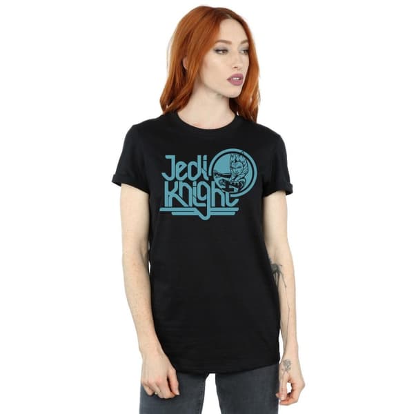 Star Wars Womens/Ladies Clone Wars Jedi Knight Ahsoka Cotton Boyfriend T-Shirt