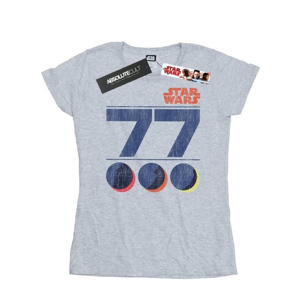 Star Wars Womens/Ladies Retro 77 Death Star Cotton T-Shirt