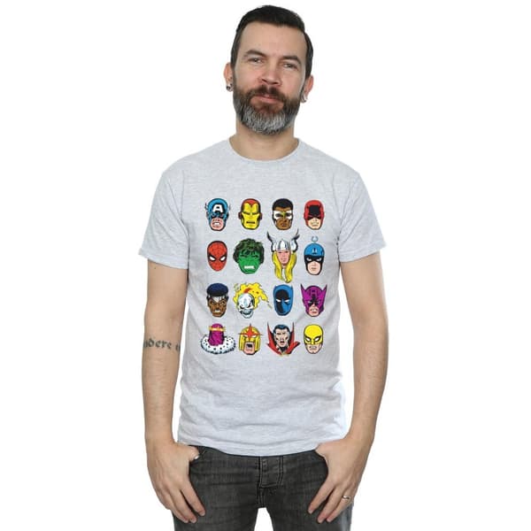 Marvel T-shirt med seriefigurer för herrar