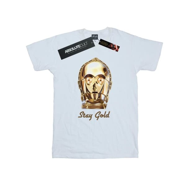 Star Wars Boys The Rise Of Skywalker C-3PO Stay Gold T-Shirt