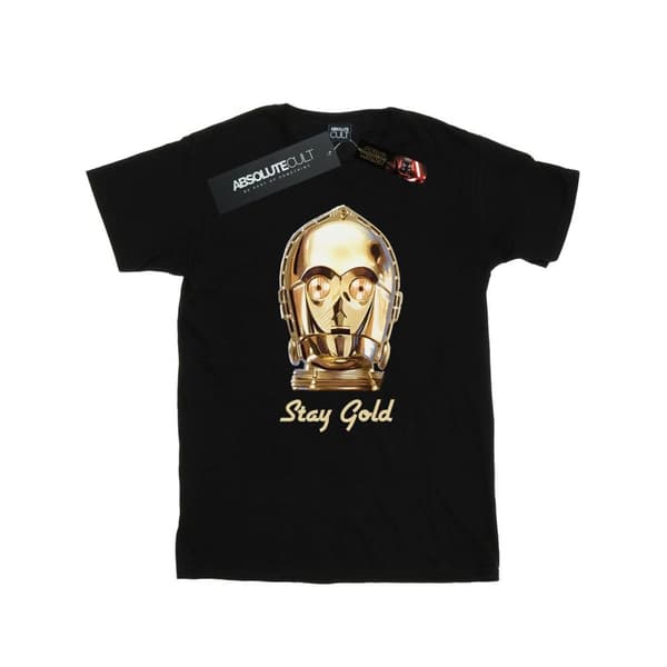 Star Wars Boys The Rise Of Skywalker C-3PO Stay Gold T-Shirt