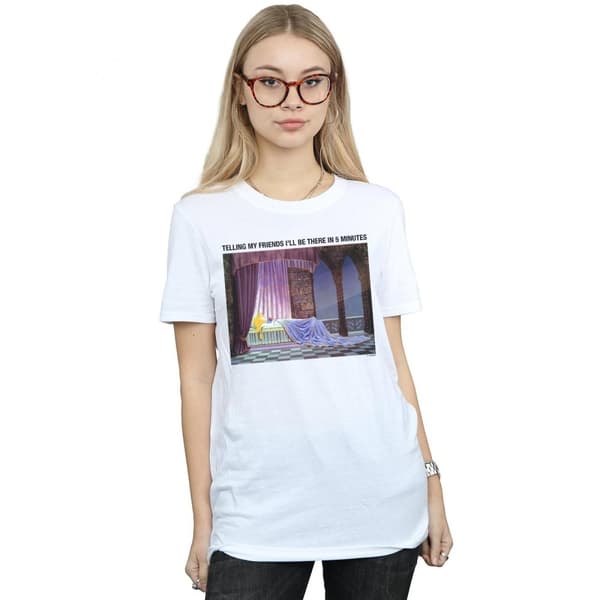 Disney Dam/Tjej Törnrosa I´ll Be There In 5 Bomull Boyfriend T-shirt