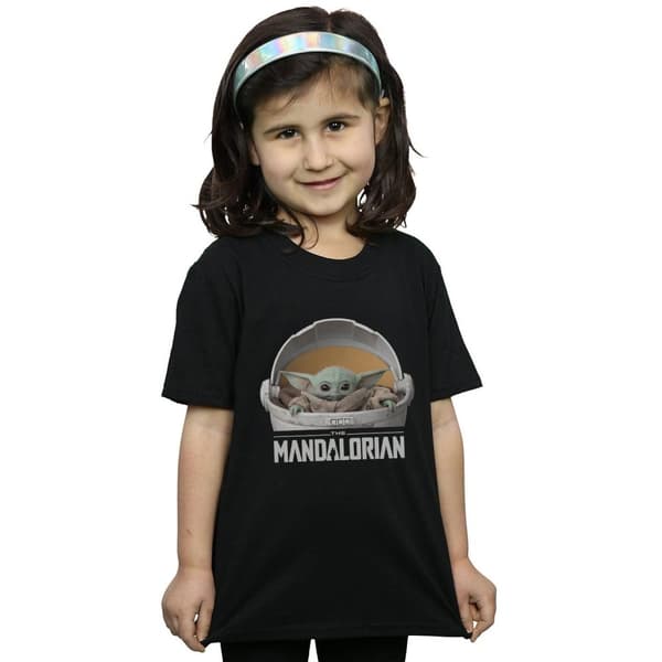 Star Wars Girls The Mandalorian The Child Pod Cotton T-Shirt