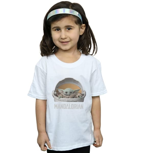 Star Wars Girls The Mandalorian The Child Pod Cotton T-Shirt