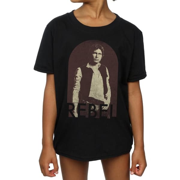 Star Wars Girls Han Solo Rebel Cotton T-Shirt