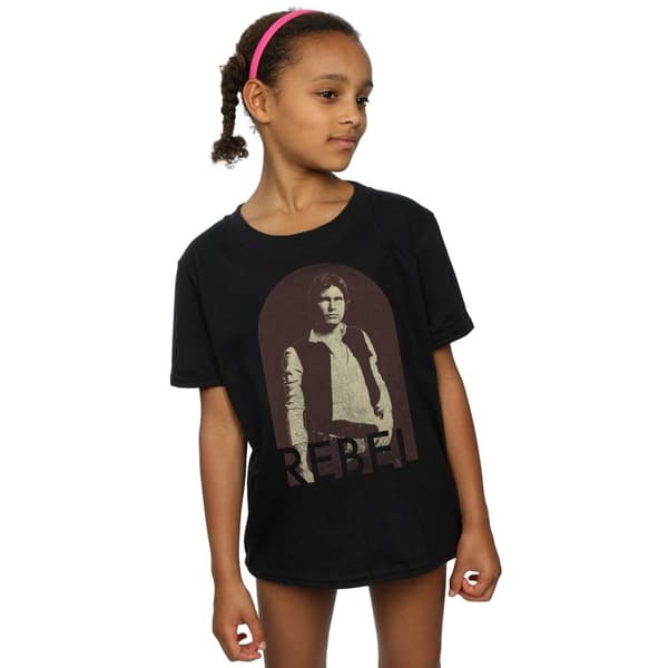 Star Wars Girls Han Solo Rebel Cotton T-Shirt