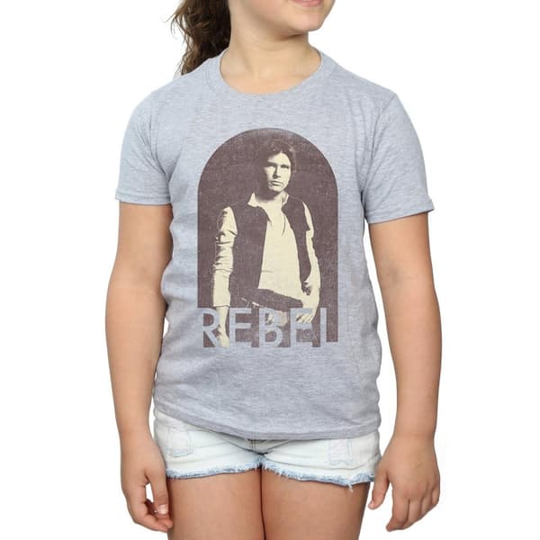 Star Wars Girls Han Solo Rebel Cotton T-Shirt