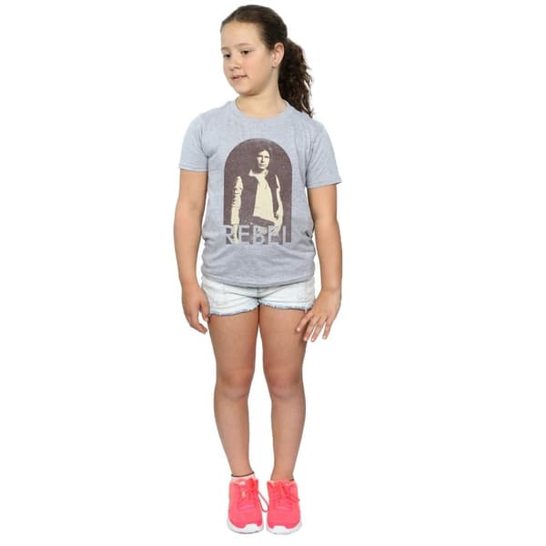 Star Wars Girls Han Solo Rebel Cotton T-Shirt