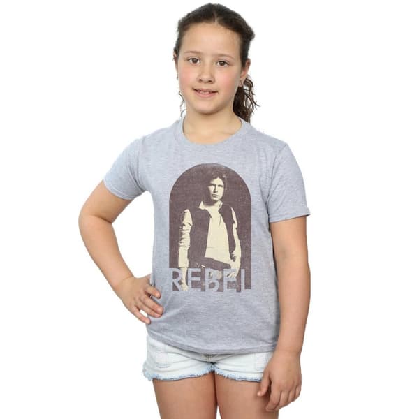 Star Wars Girls Han Solo Rebel Cotton T-Shirt