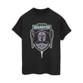 Pikkukuva 1 / 3: Star Wars Womens/Ladies The Mandalorian Fierce Warrior Patch Cotton Boyfriend T-Shirt