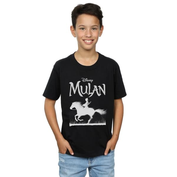 Disney Pojkar - Mulan Movie Mono Horse T-shirt
