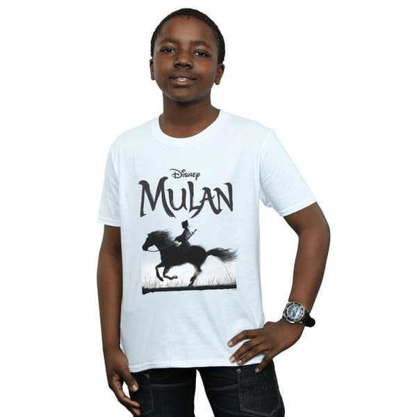 Disney Pojkar - Mulan Movie Mono Horse T-shirt
